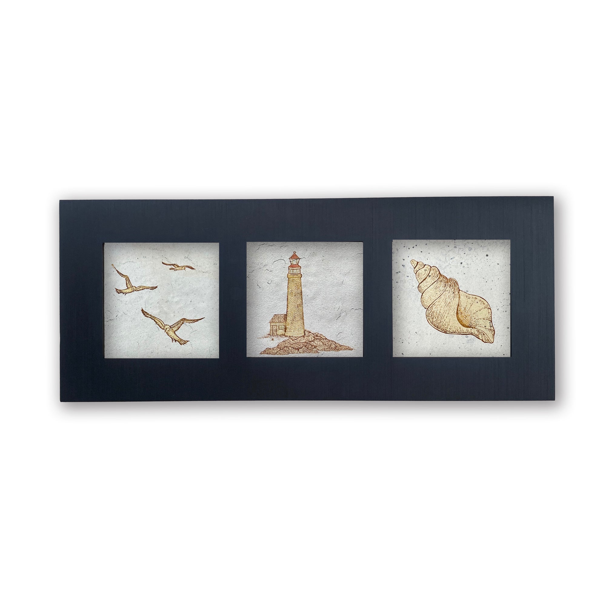 Coastal Trio | 3 Tile Wall Decor