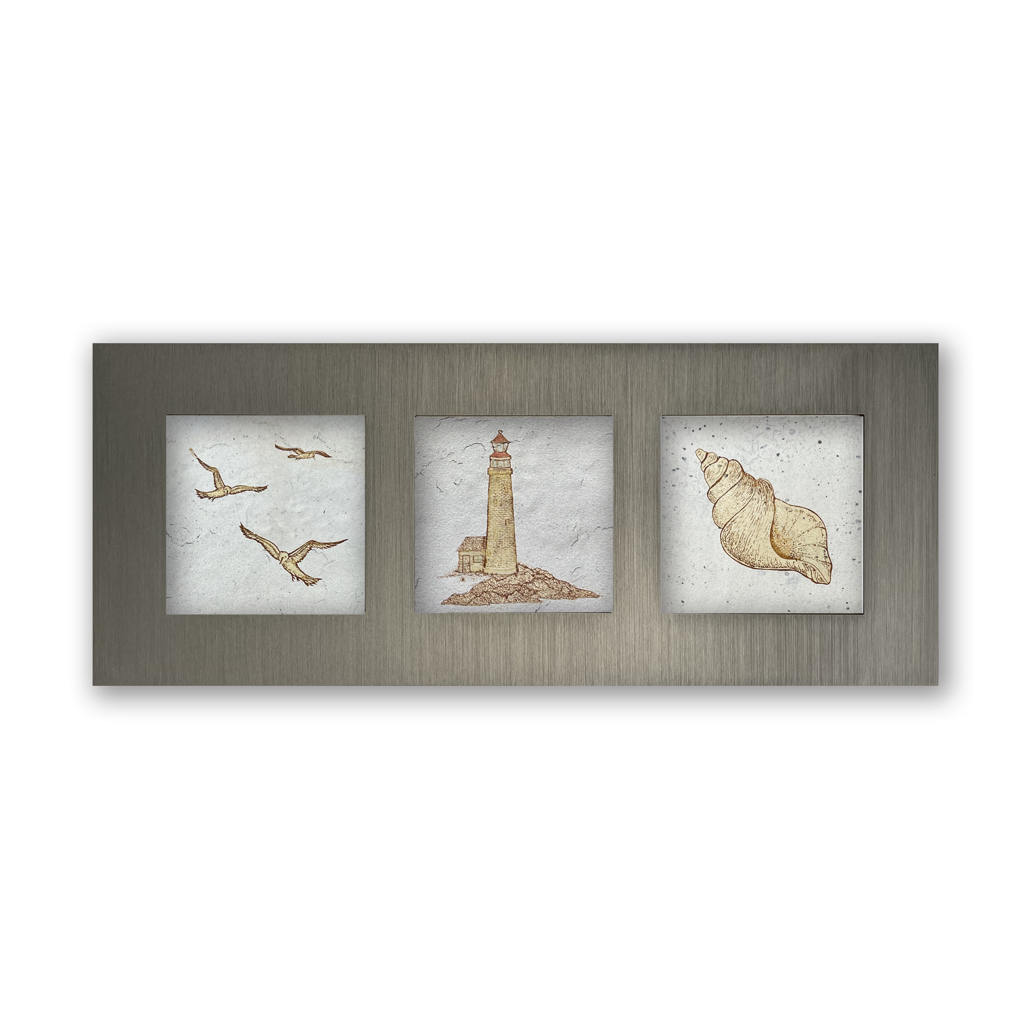 Coastal Trio | 3 Tile Wall Decor