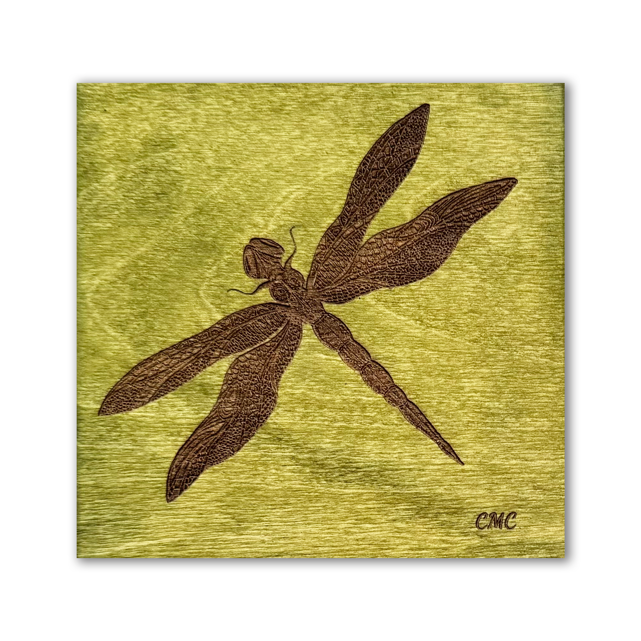 Dragonfly | Wood Art Tile