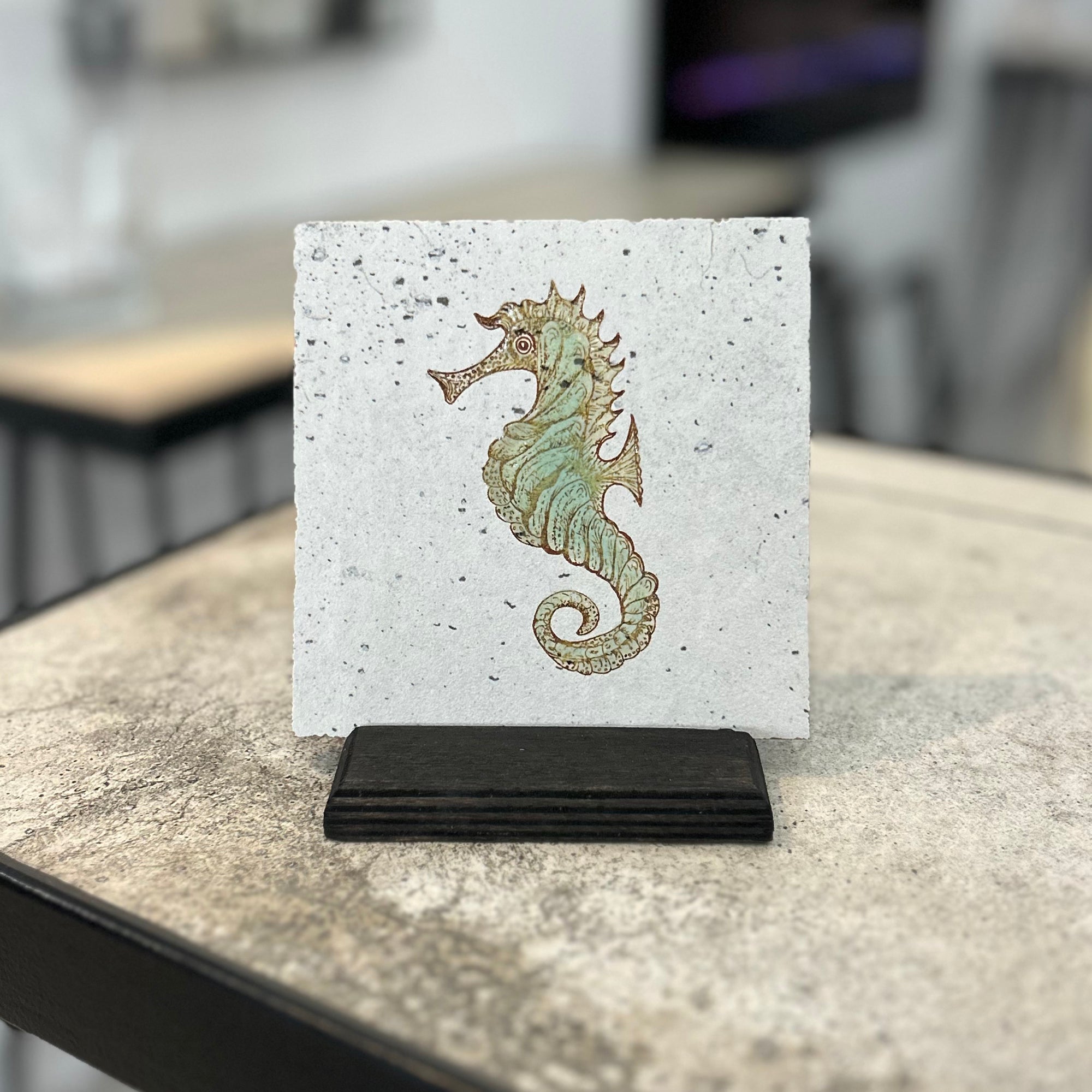 Seahorse | Art Tile